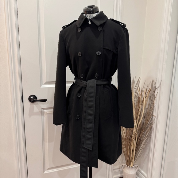 H&M Black Trench Coat - Picture 1 of 5